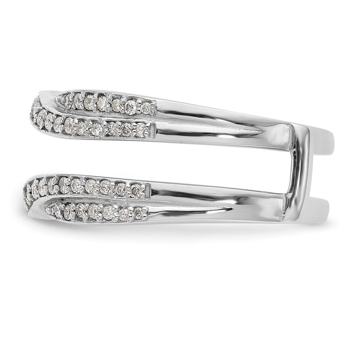 Buy Exclusive 14K White Gold 1/2 Carat Diamond Full Ring Guard - Luxury Value-3