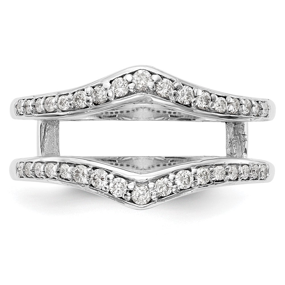 Buy Stylish 14K White Gold Diamond Ring Guard - 1/2 Carat Value Design