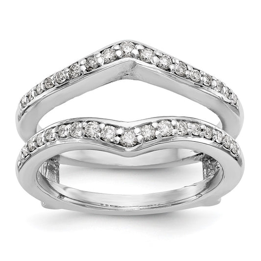 Buy Stylish 14K White Gold Diamond Ring Guard - 1/2 Carat Value Design