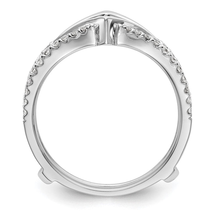Buy 14K White Gold Diamond Ring Guard, 1/3 Carat Total Weight - Stylish Value!-2