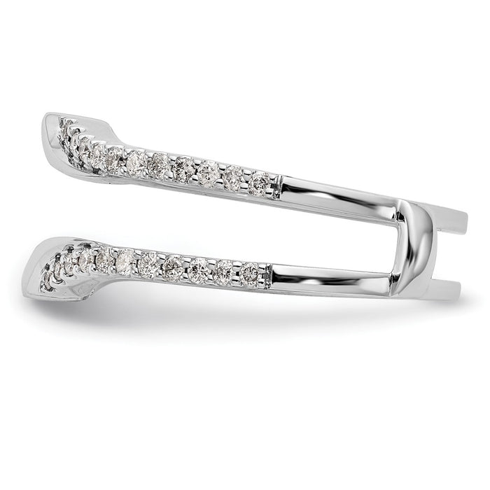 Buy 14K White Gold Diamond Ring Guard, 1/3 Carat Total Weight - Stylish Value!-3