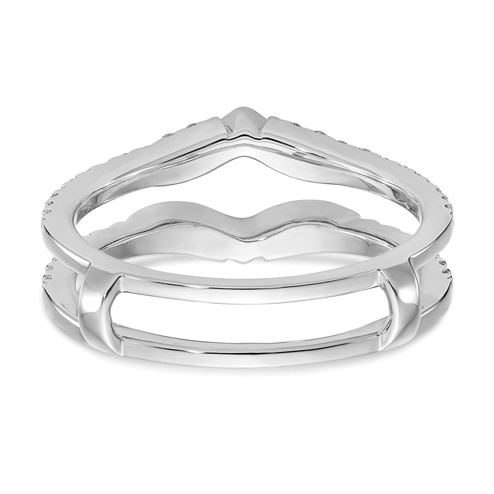 Buy 14K White Gold Diamond Ring Guard, 1/3 Carat Total Weight - Stylish Value!