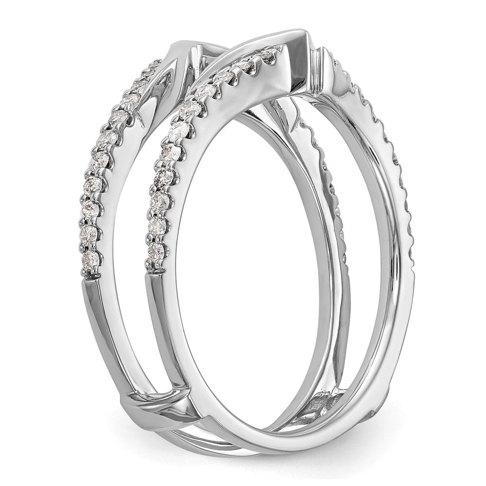 Buy 14K White Gold Diamond Ring Guard, 1/3 Carat Total Weight - Stylish Value!