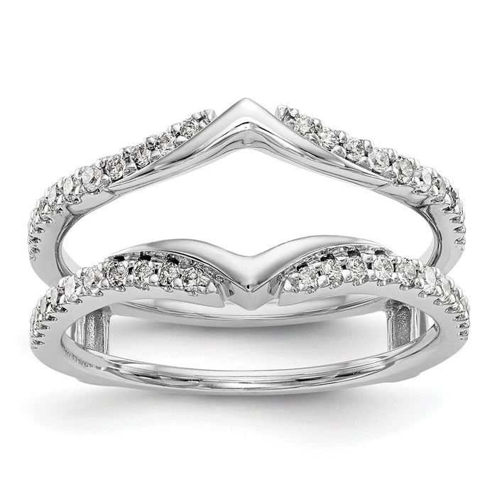 Buy 14K White Gold Diamond Ring Guard, 1/3 Carat Total Weight - Stylish Value!-1