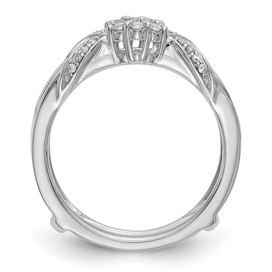 Buy Exclusive 14K White Gold Diamond Ring Guard - 1/5 Carat Luxury Value