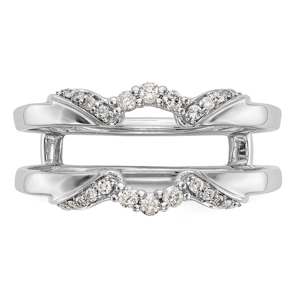 Buy Exclusive 14K White Gold Diamond Ring Guard - 1/5 Carat Luxury Value