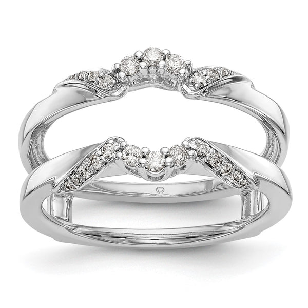 Buy Exclusive 14K White Gold Diamond Ring Guard - 1/5 Carat Luxury Value