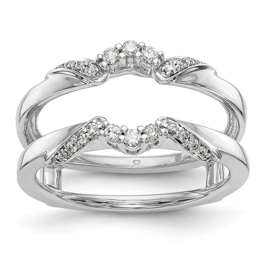 Buy Exclusive 14K White Gold Diamond Ring Guard - 1/5 Carat Luxury Value