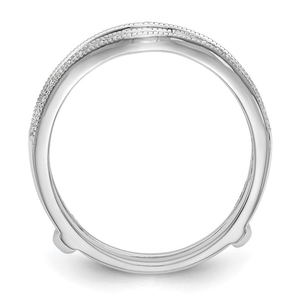 Exclusive 14K White Gold 1/4 Carat Diamond Ring Guard - Stylish & Affordable