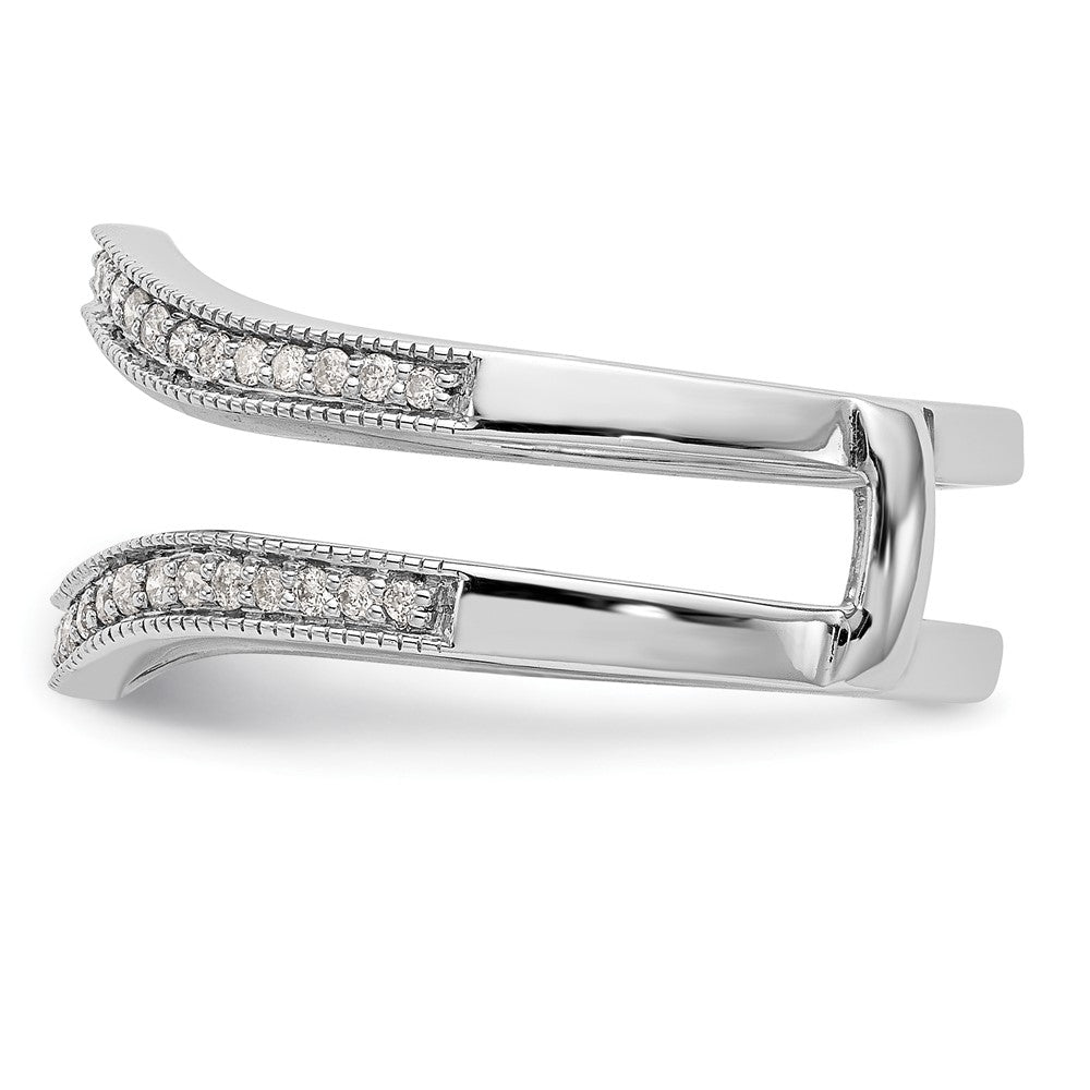 Exclusive 14K White Gold 1/4 Carat Diamond Ring Guard - Stylish & Affordable