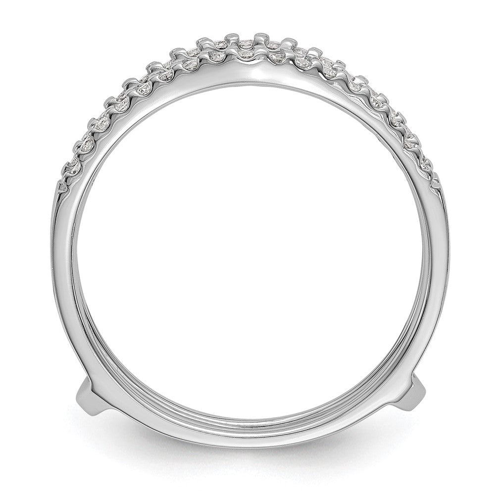 Buy 14K White Gold Diamond Full Ring Guard - 1/4 Carat Luxury Style!