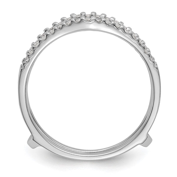 Buy 14K White Gold Diamond Full Ring Guard - 1/4 Carat Luxury Style!