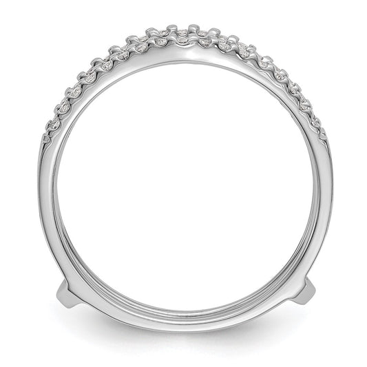 Buy 14K White Gold Diamond Full Ring Guard - 1/4 Carat Luxury Style!