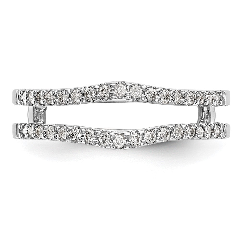 Buy 14K White Gold Diamond Full Ring Guard - 1/4 Carat Luxury Style!