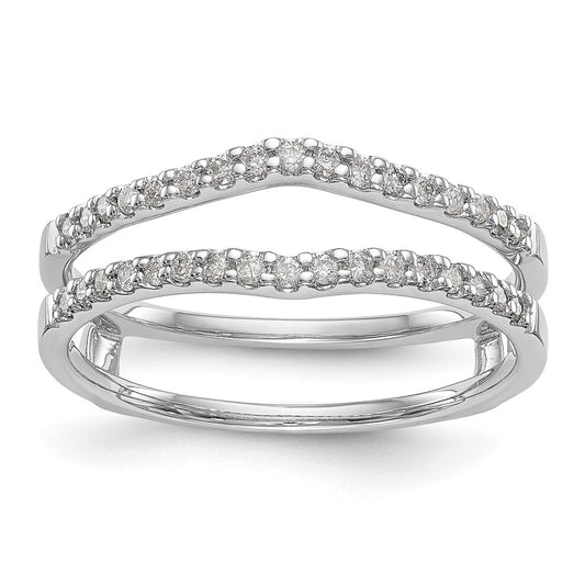 Buy 14K White Gold Diamond Full Ring Guard - 1/4 Carat Luxury Style!