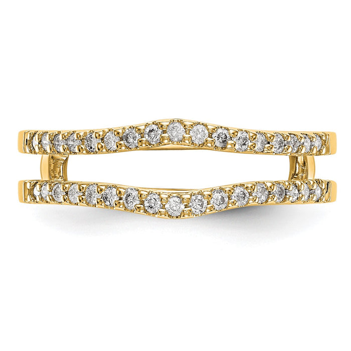 Exclusive 14K Yellow Gold Diamond Enhancer Ring - Stylish & Affordable Luxury-4