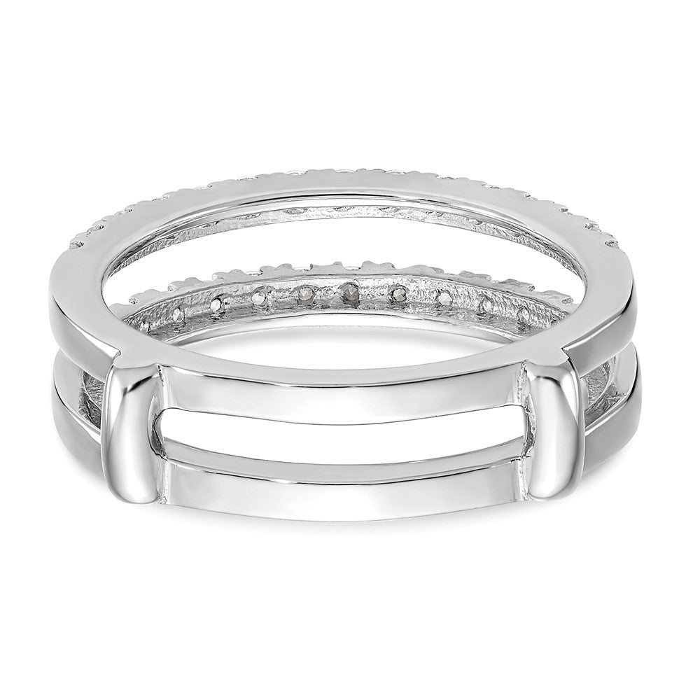 Buy Exclusive 14K White Gold 1/2 Carat Diamond Ring Guard Set - Stylish Value!
