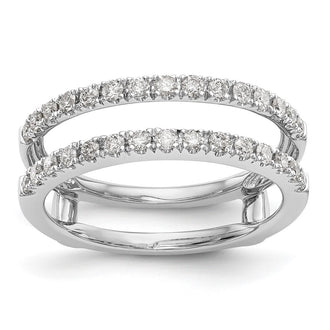 Buy Exclusive 14K White Gold 1/2 Carat Diamond Ring Guard Set - Stylish Value!