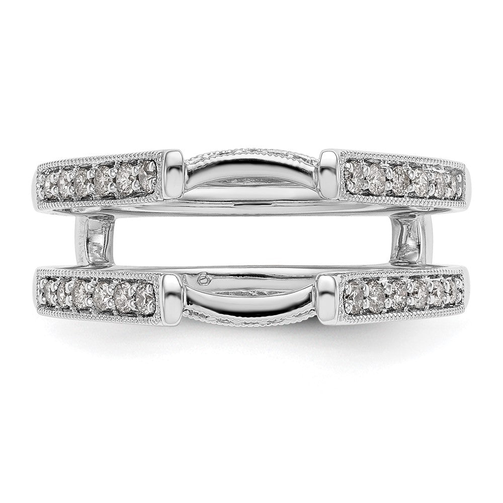 Buy Exclusive 14K White Gold Diamond Ring Guard - 1/3 Carat, Stylish Value!