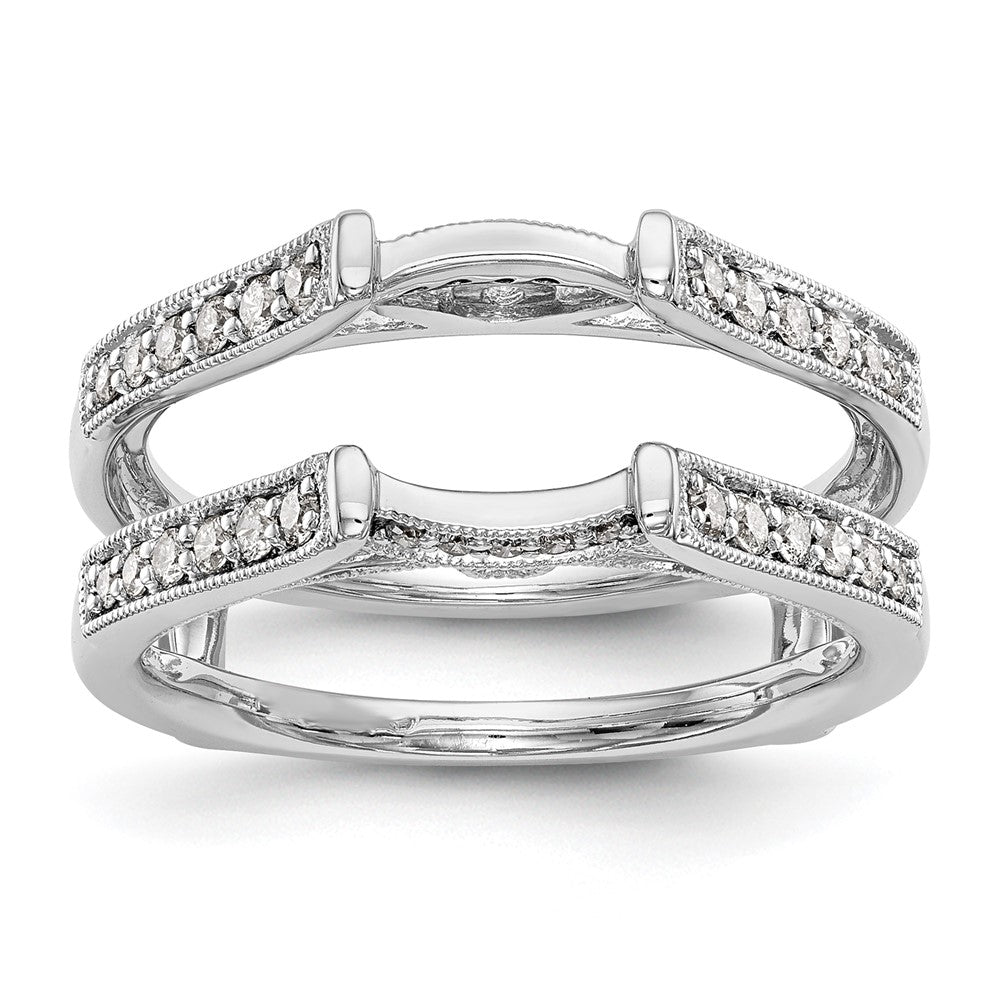 Buy Exclusive 14K White Gold Diamond Ring Guard - 1/3 Carat, Stylish Value!