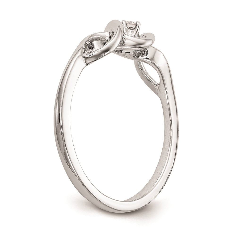 Buy Exclusive 14K White Gold Engagement Ring - 1/20 Carat Diamond, Stylish Value