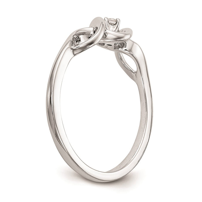 Buy Exclusive 14K White Gold Engagement Ring - 1/20 Carat Diamond, Stylish Value-6
