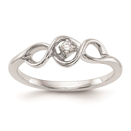 Buy Exclusive 14K White Gold Engagement Ring - 1/20 Carat Diamond, Stylish Value