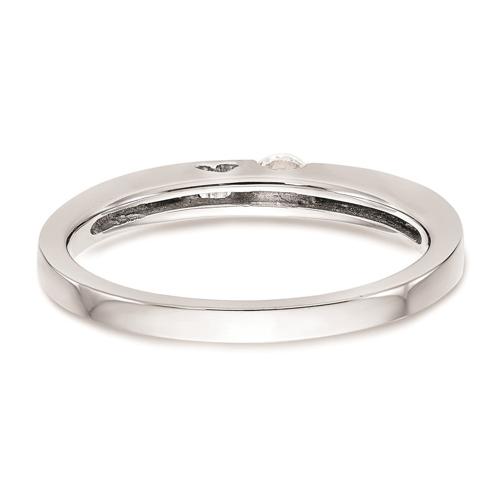 Buy Exclusive 14K White Gold Heart-Shaped Engagement Ring with 1/10 Carat Diamond - Stylish Value