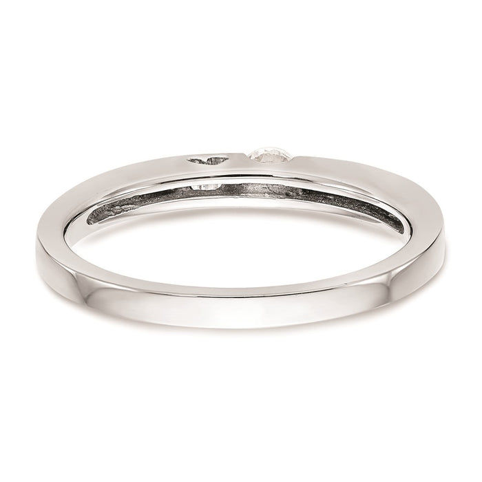 Buy Exclusive 14K White Gold Heart-Shaped Engagement Ring with 1/10 Carat Diamond - Stylish Value-5