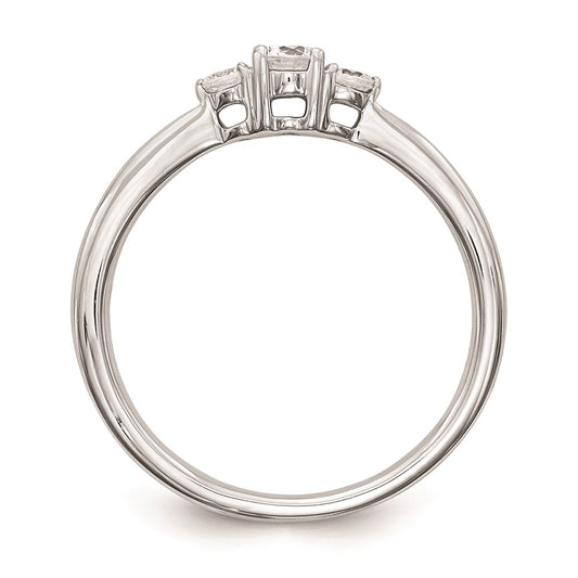 Buy Exclusive 14K White Gold 3-Stone Engagement Ring, 1/4 Carat Diamonds - Stylish Value!
