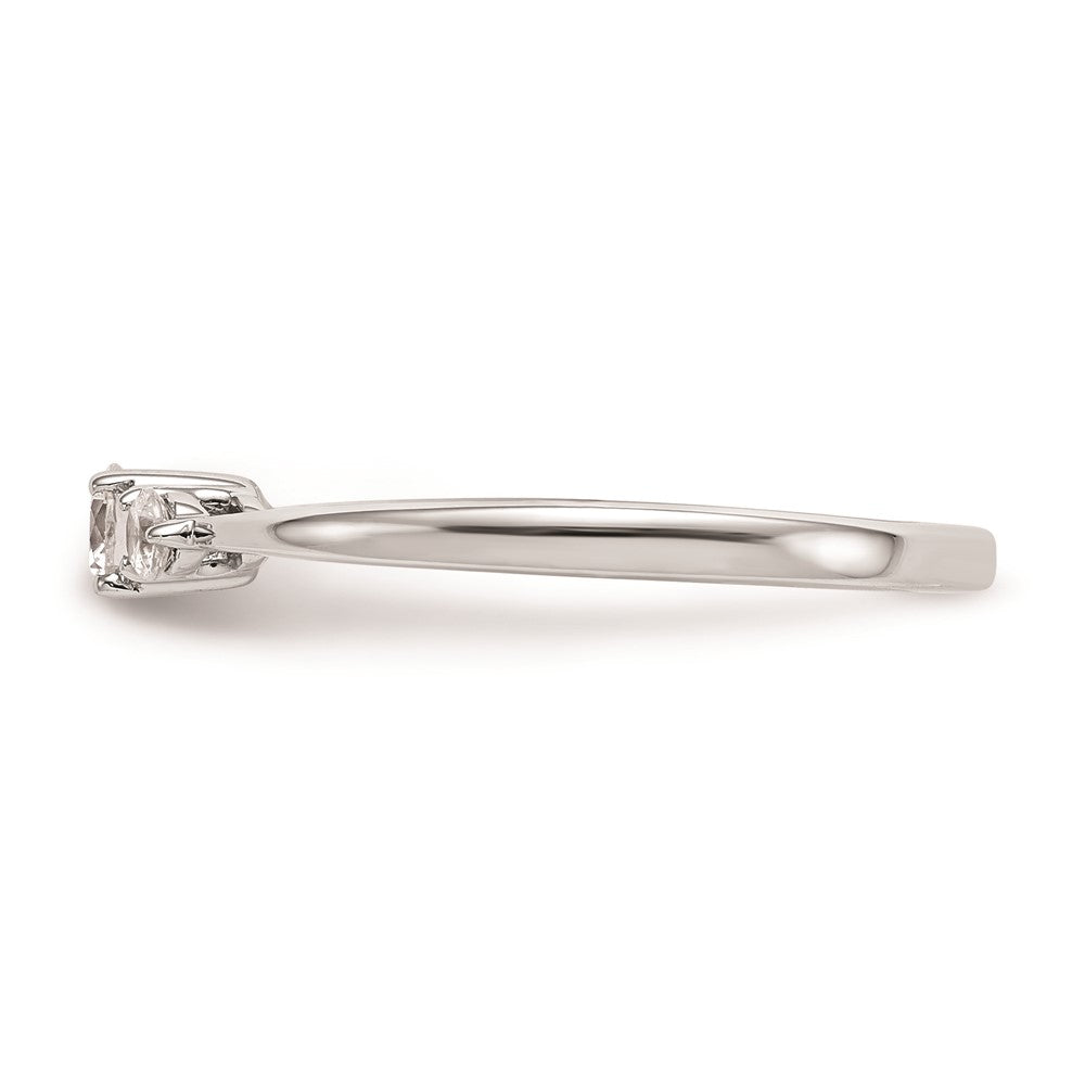 Buy Exclusive 14K White Gold 3-Stone Engagement Ring, 1/4 Carat Diamonds - Stylish Value!