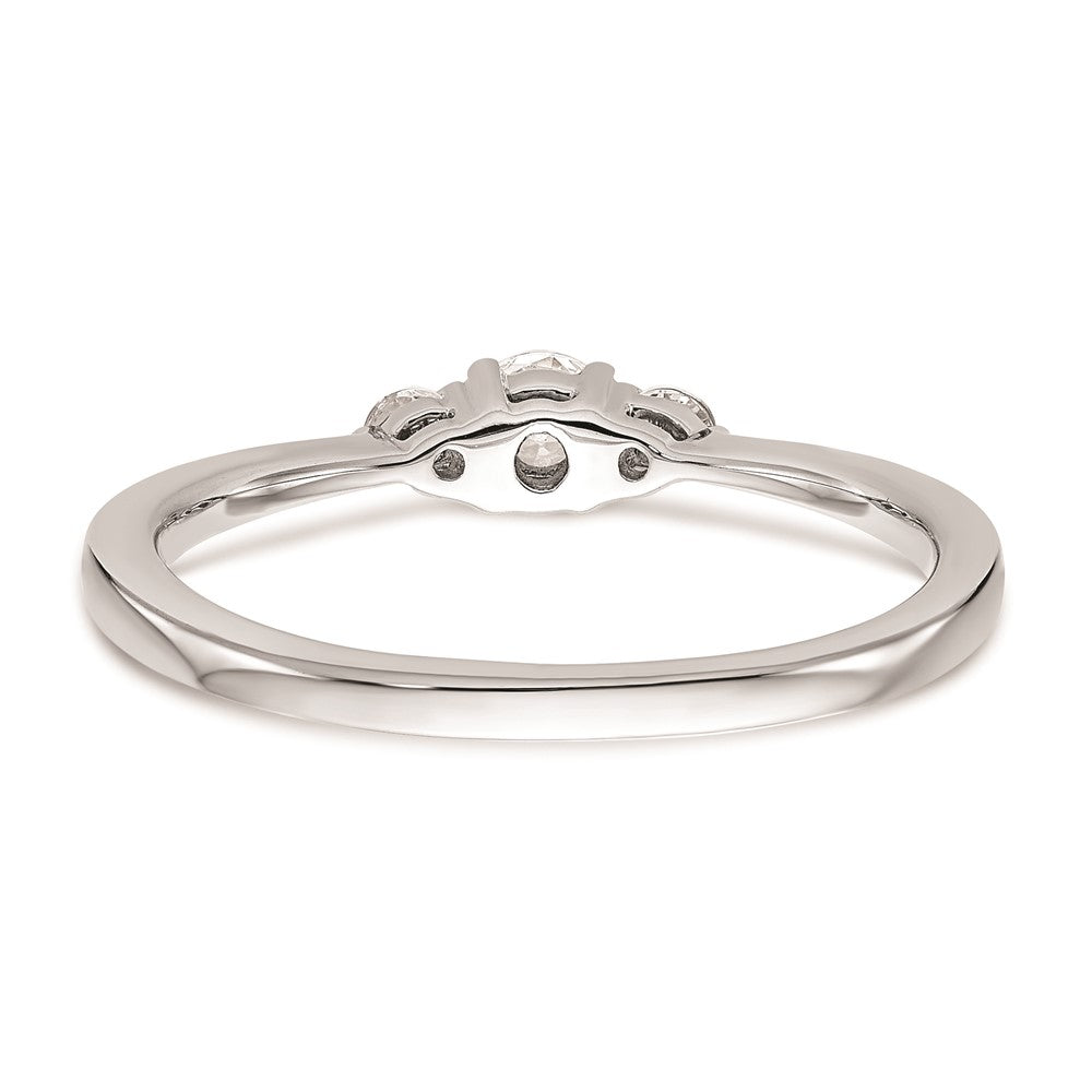 Buy Exclusive 14K White Gold 3-Stone Engagement Ring, 1/4 Carat Diamonds - Stylish Value!