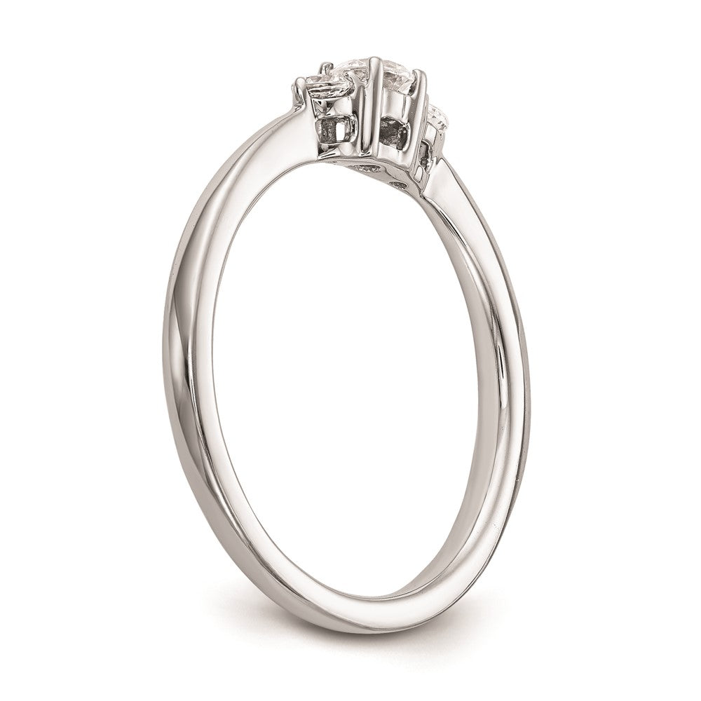 Buy Exclusive 14K White Gold 3-Stone Engagement Ring, 1/4 Carat Diamonds - Stylish Value!