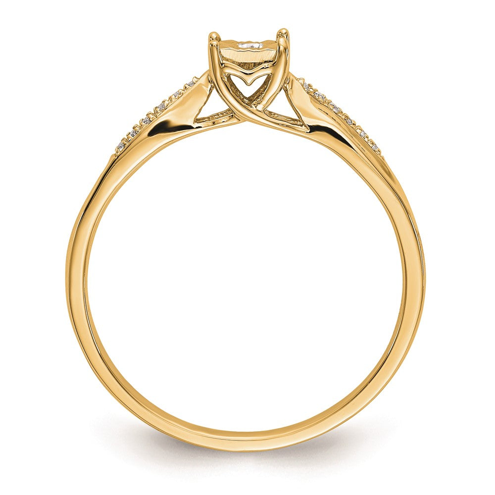 Buy Stylish 10K All-Inclusive Diamond Engagement Ring - Affordable Luxury