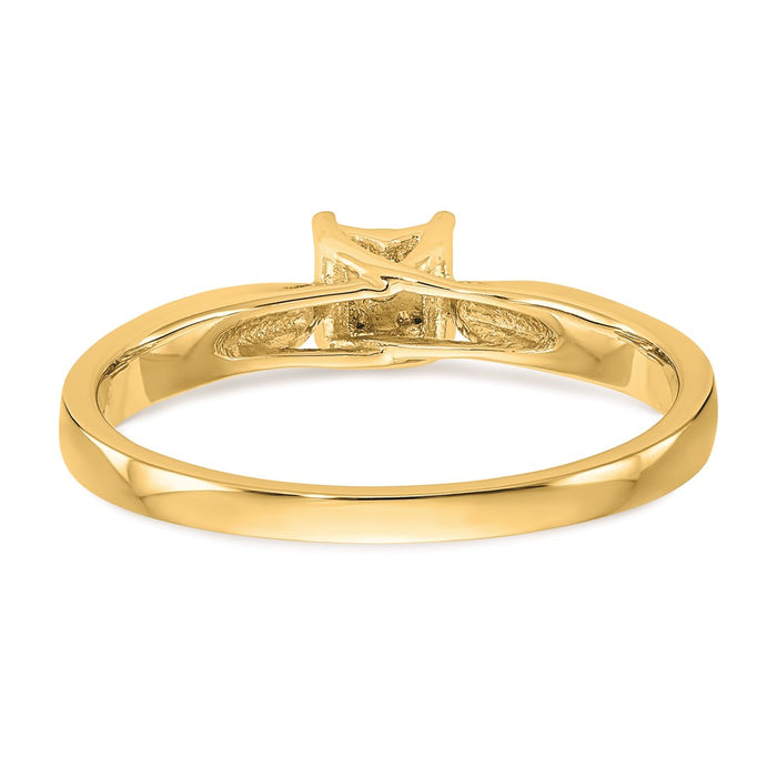 Buy Stylish 10K All-Inclusive Diamond Engagement Ring - Affordable Luxury-5