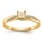 Buy Stylish 10K All-Inclusive Diamond Engagement Ring - Affordable Luxury-2
