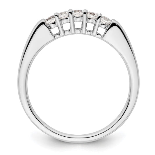 Buy Exclusive 14K White Gold 5-Stone Diamond Band Setting (2.3mm) - Stylish Value!
