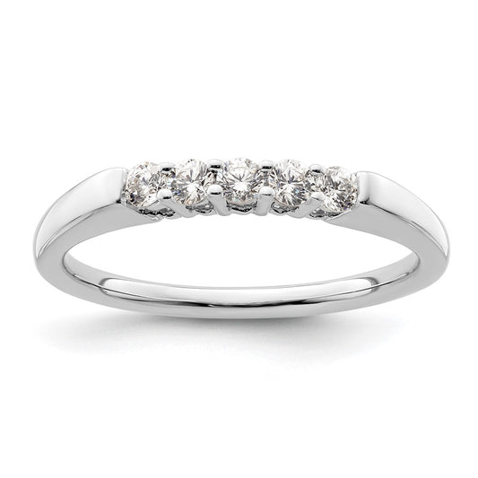 Buy Exclusive 14K White Gold 5-Stone Diamond Band Setting (2.3mm) - Stylish Value!