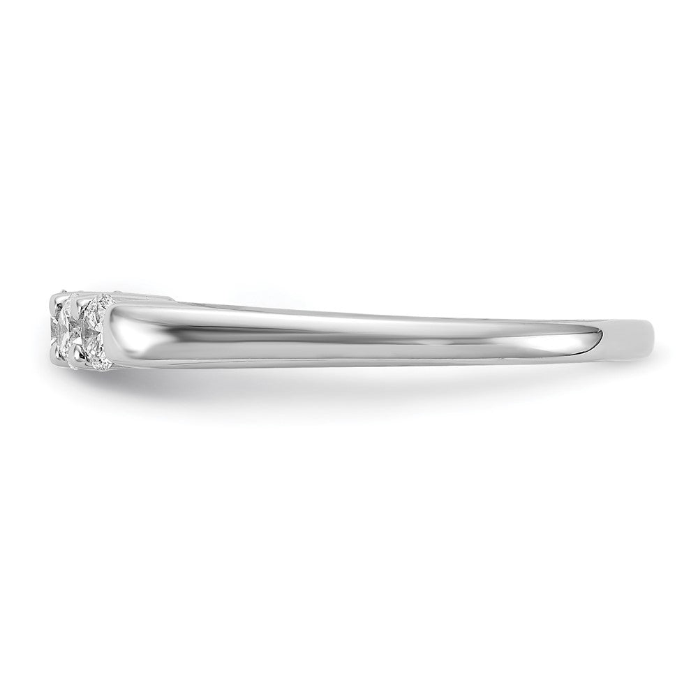 High-Quality 14K White Gold 5-Stone Diamond Band | 1/2 Carat Luxury Style