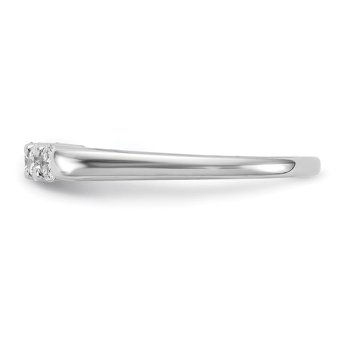 High-Quality 14K White Gold 5-Stone Diamond Band | 1/2 Carat Luxury Style-3