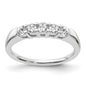 High-Quality 14K White Gold 5-Stone Diamond Band | 1/2 Carat Luxury Style-1