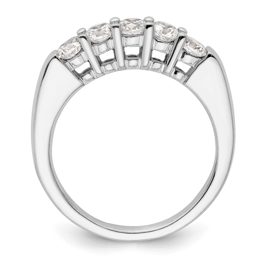 Buy Exclusive 14K White Gold 5-Stone Diamond Band - 3/4 Carat Luxury Value