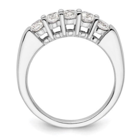 Buy Exclusive 14K White Gold 5-Stone Diamond Band - 3/4 Carat Luxury Value