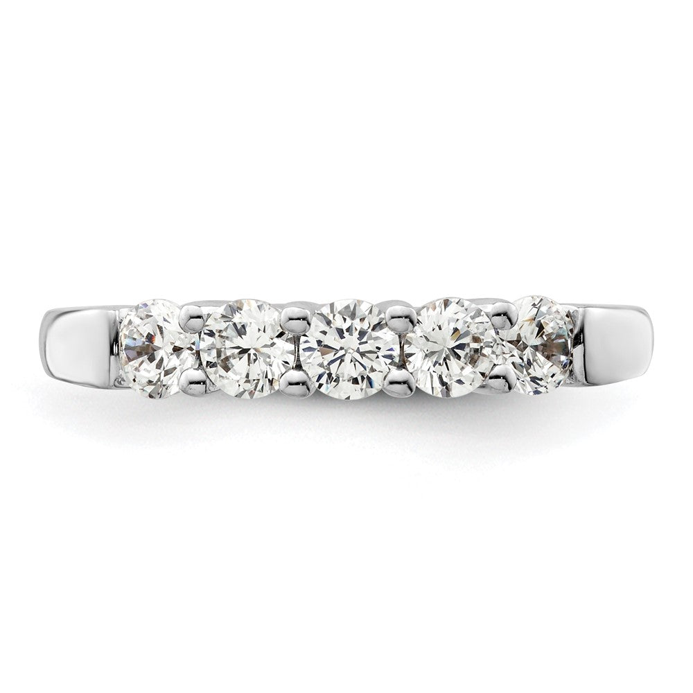 Buy Stylish 14K White Gold 5-Stone Diamond Band Setting - 3.4mm | Value Deal!