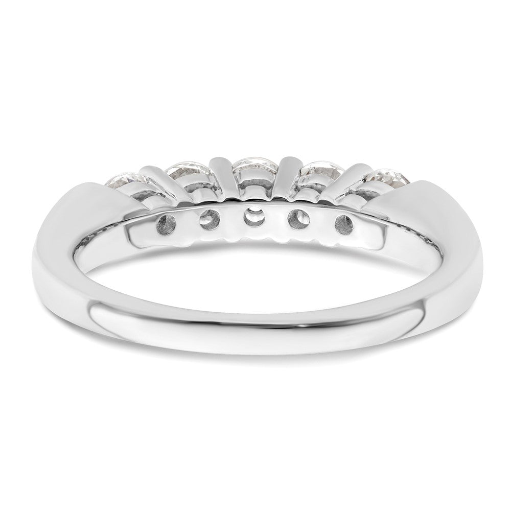 Buy Exclusive 14K White Gold 5-Stone Diamond Band - 3/4 Carat Luxury Value