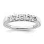 Buy Exclusive 14K White Gold 5-Stone Diamond Band - 3/4 Carat Luxury Value-1