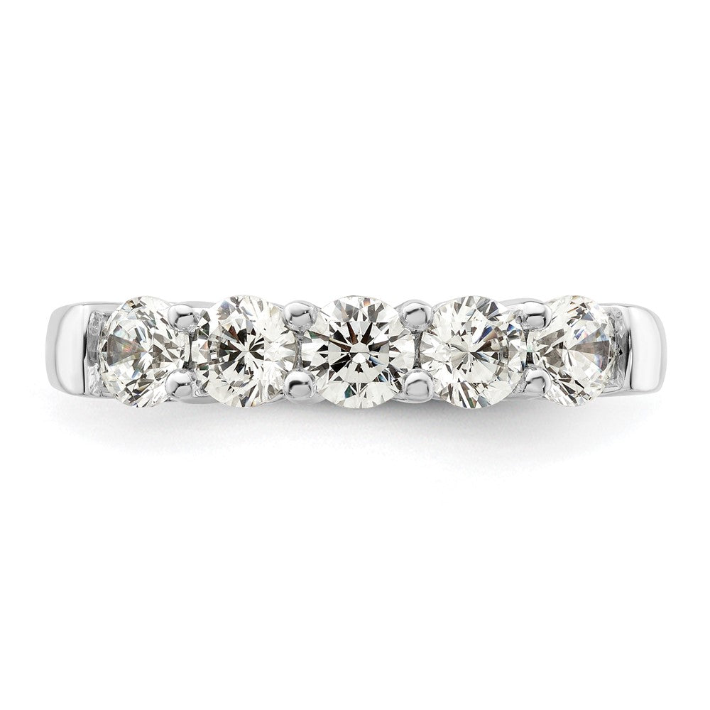 Buy Exclusive 14K White Gold 5-Stone Diamond Band - 1.25 Carats, Stylish Value