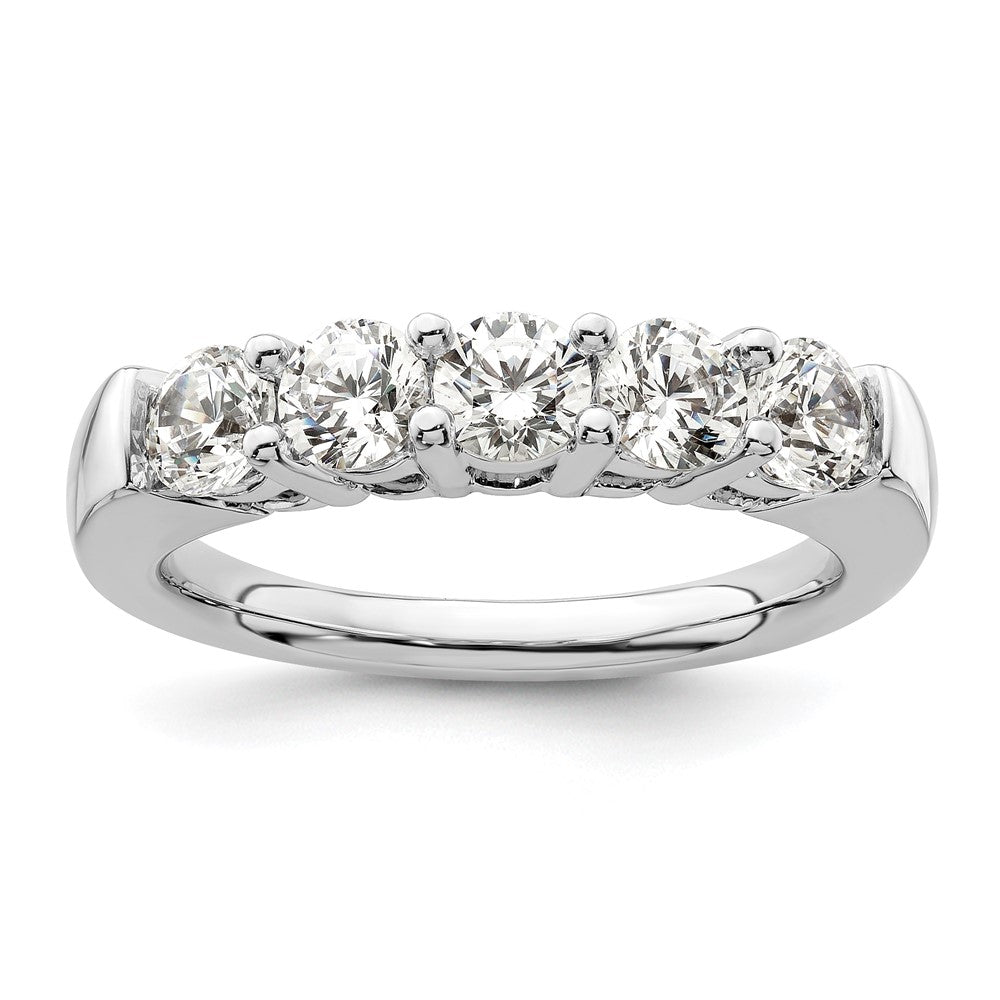 Buy Exclusive 14K White Gold 5-Stone Diamond Band - 1.25 Carats, Stylish Value