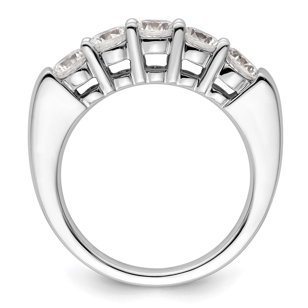 Buy 14K White Gold 5-Stone Diamond Band, 1.5 Carats, Stylish Luxury Design