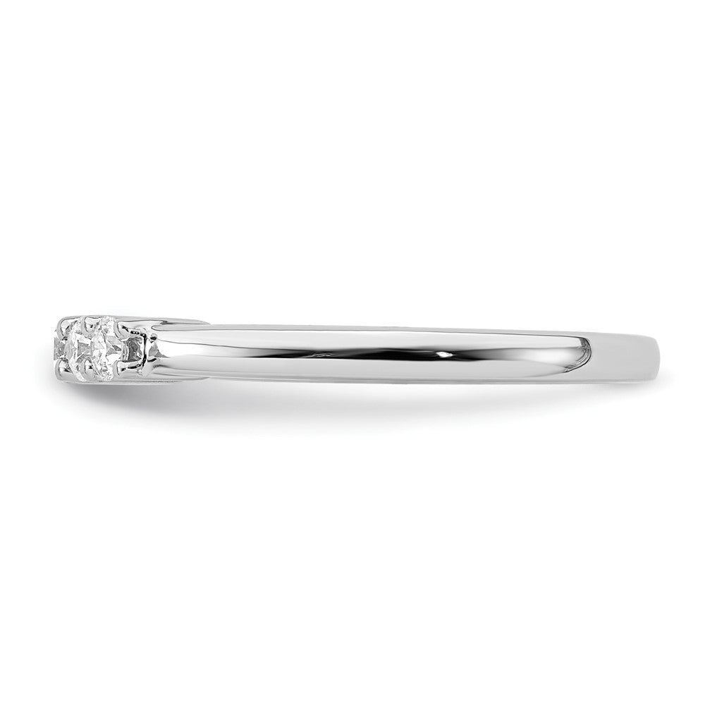 Buy Stylish 14K White Gold 5-Stone Diamond Band Setting, 5 x 2.5mm - Luxury!
